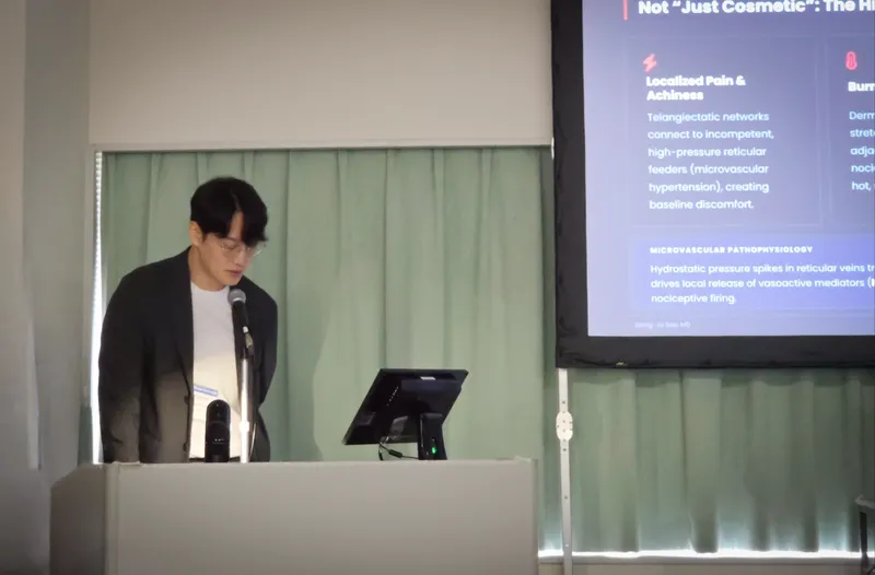 Asian Venous Forum 2026 · 일본 후쿠시마 — 정맥질환은 미용이 아니다 — 기능적 부담